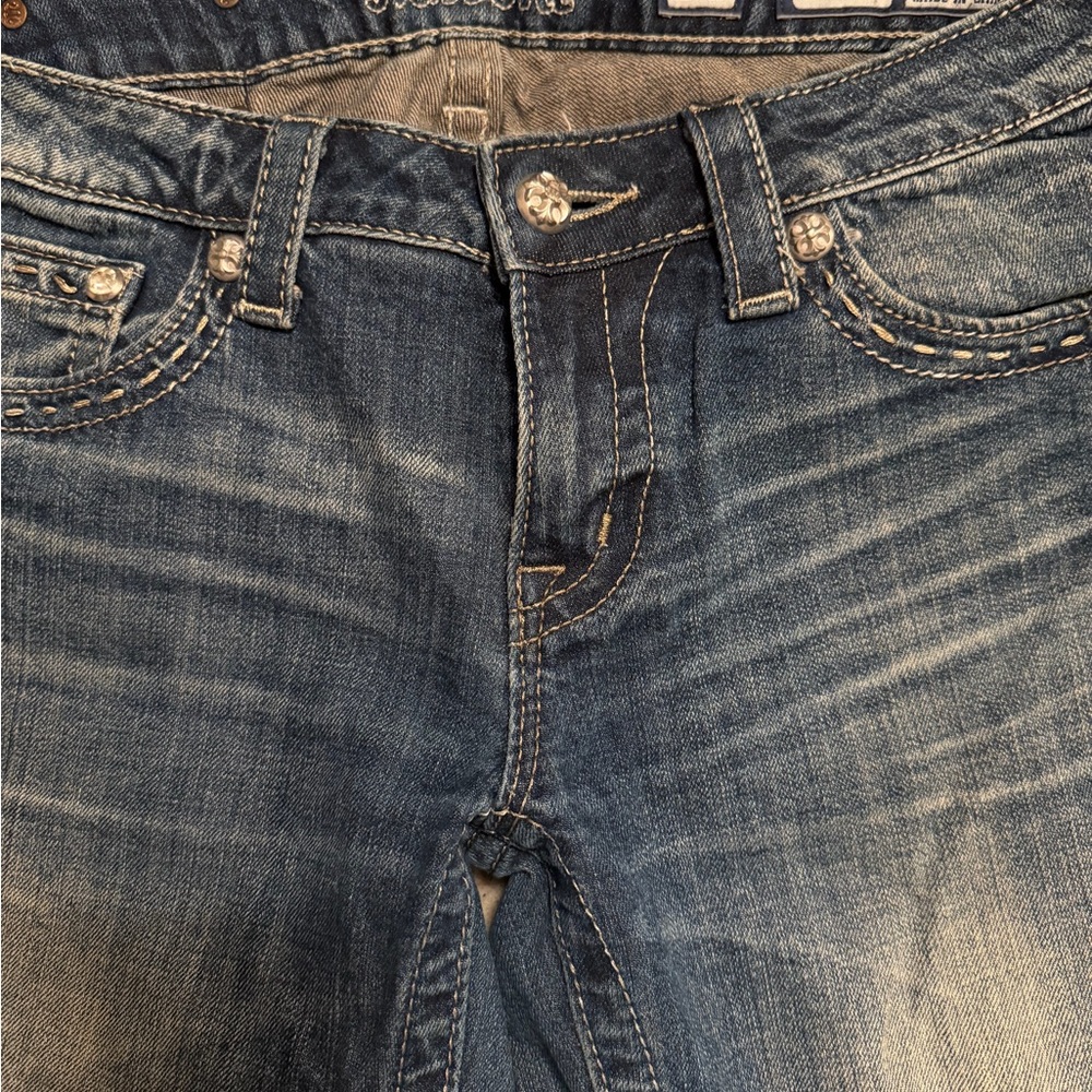 Miss Me Dark Blue Boot Cut Jeans